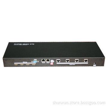 4x4 HD BaseT HDMI Matrix Switch, Supports 3D, IR and CEC Pass-through